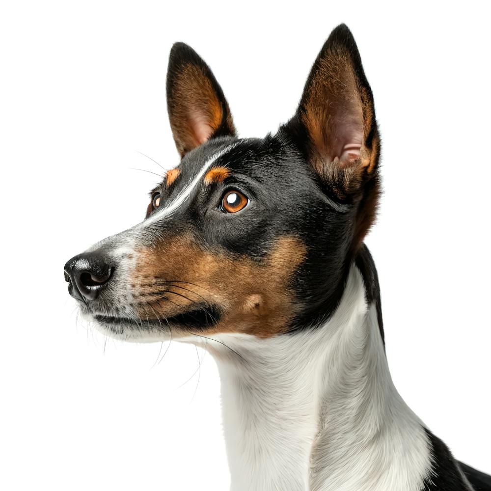 Basenji Dog Portrait
