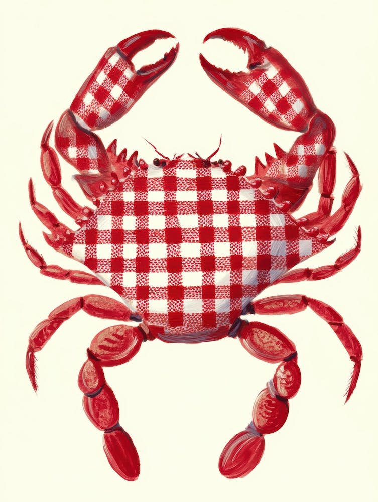 Crab In Gingham