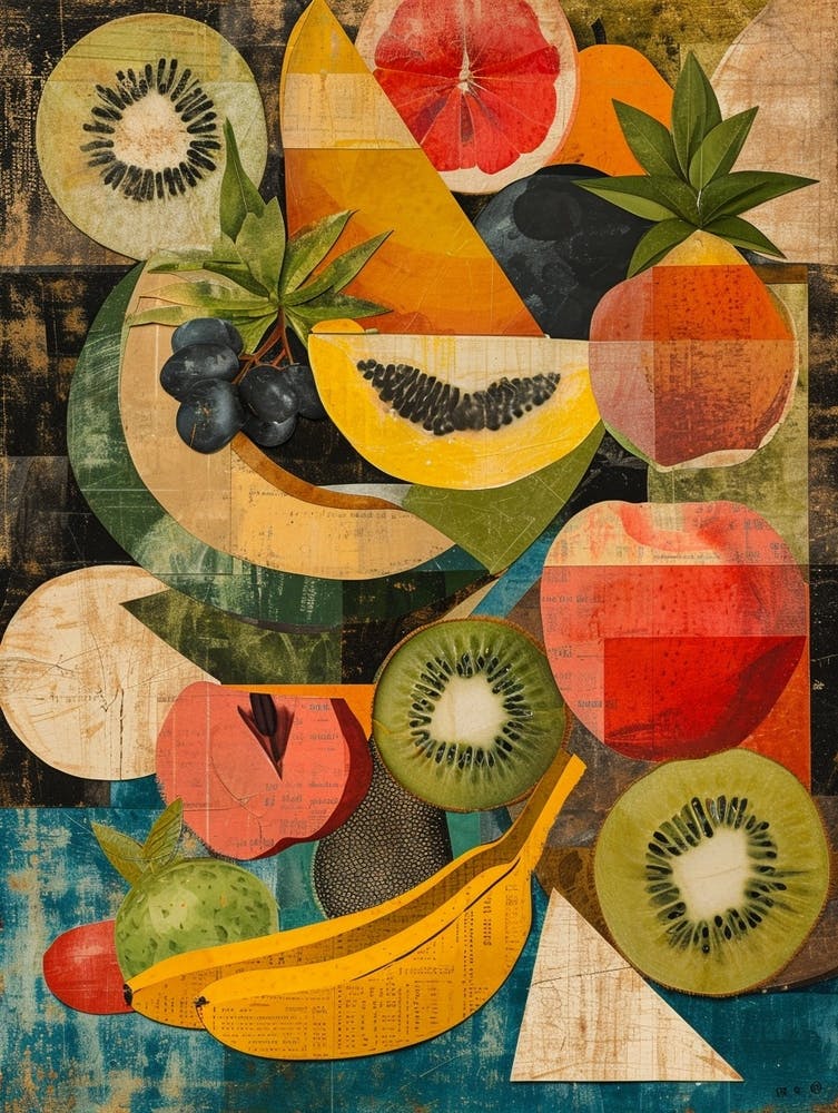 Kitsch Fruit Collage 4