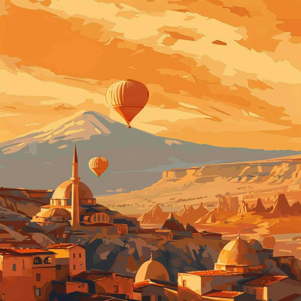 Hot Air Balloons In Cappadocia 1