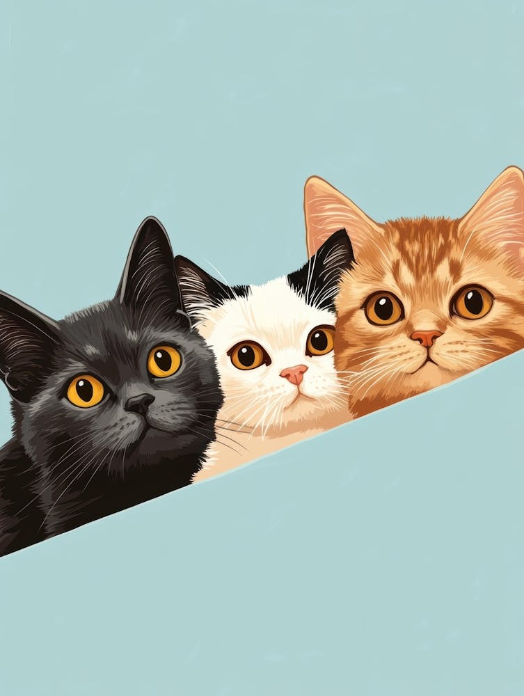 Three Cats 6