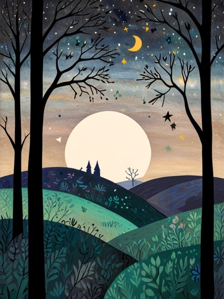 Moonlight In The Woods