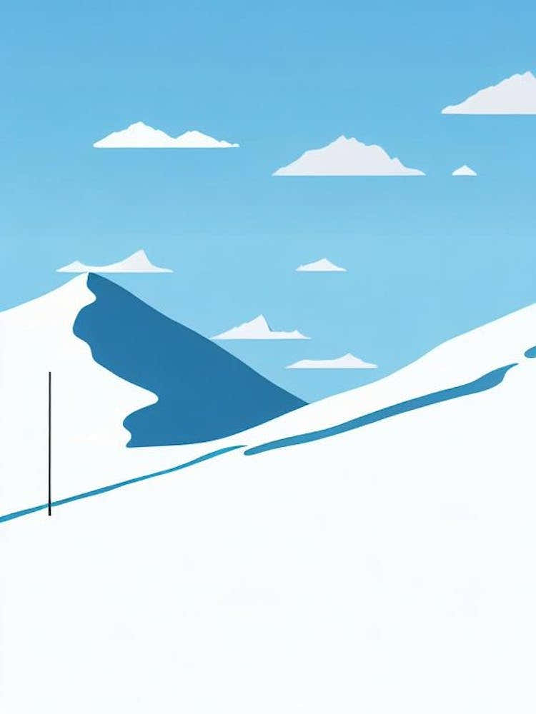 Panorama, Canada Minimal Skiing Poster