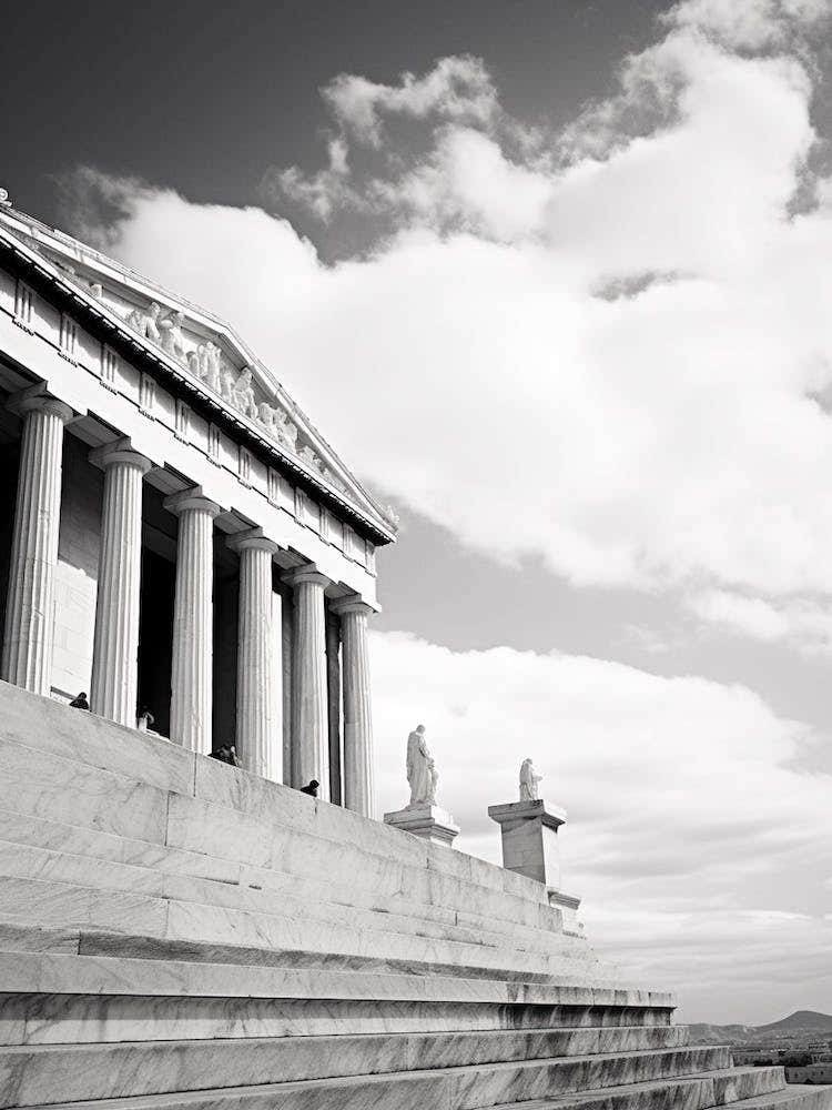 Athens, Greece, Mediterranean Black And White Photography Analogue 1