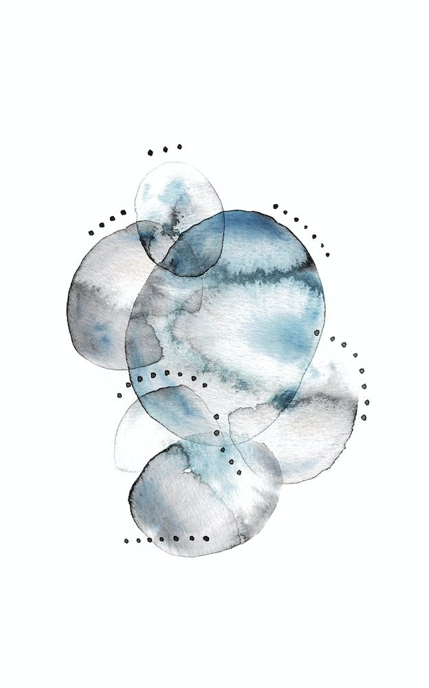 Blue And Black Stones