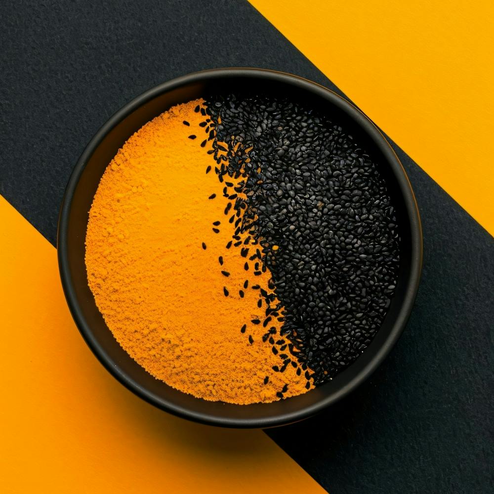 Black And Yellow Powder