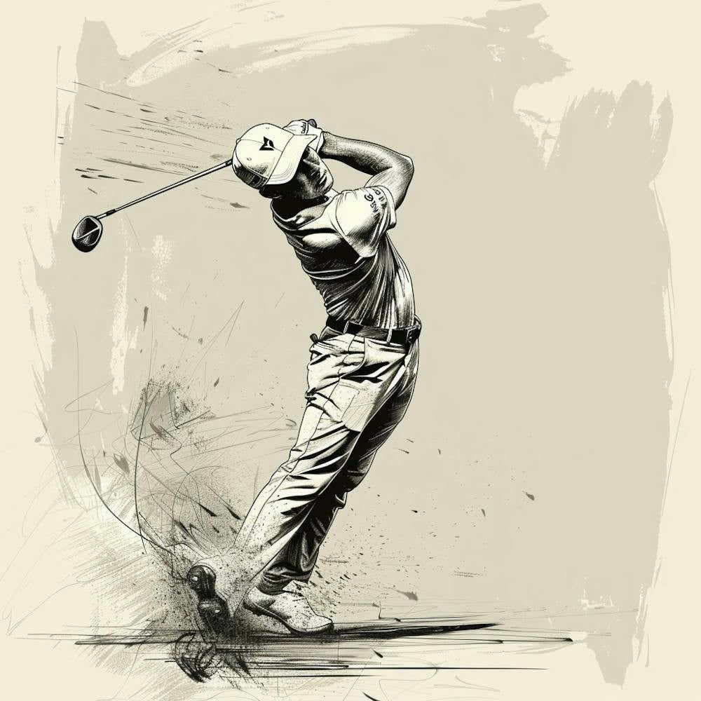Golfer Swinging 4