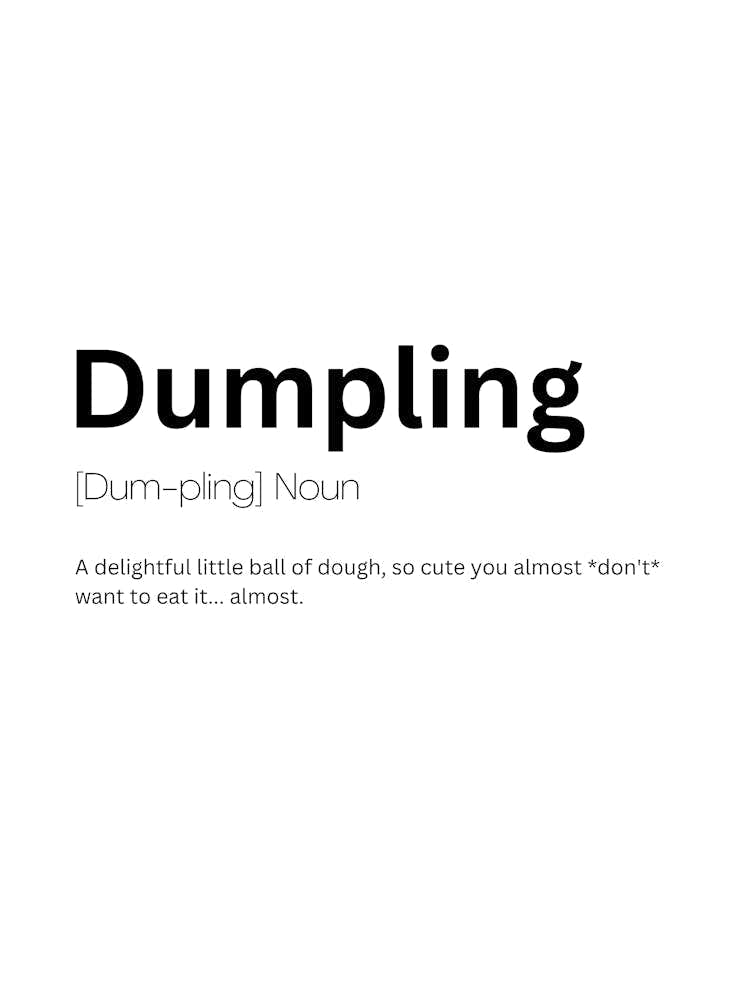 Dumpling Definition Meaning