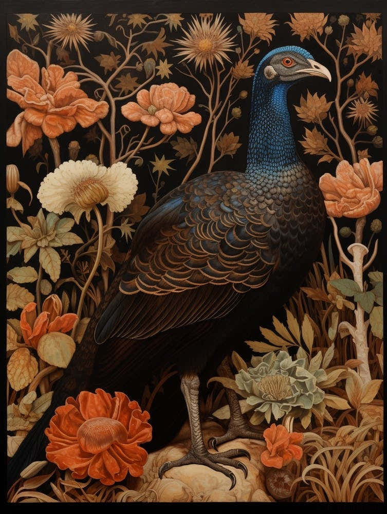 Dark And Moody Botanical Turkey 3