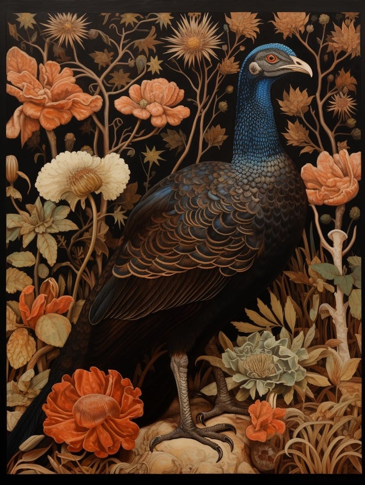 Dark And Moody Botanical Turkey 3