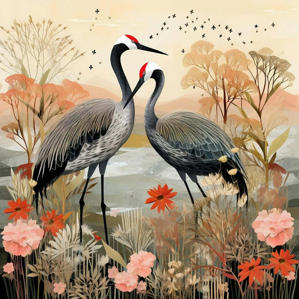 Bird In Nature Crane 4