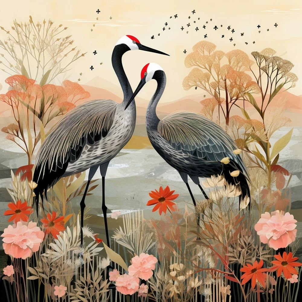 Bird In Nature Crane 4