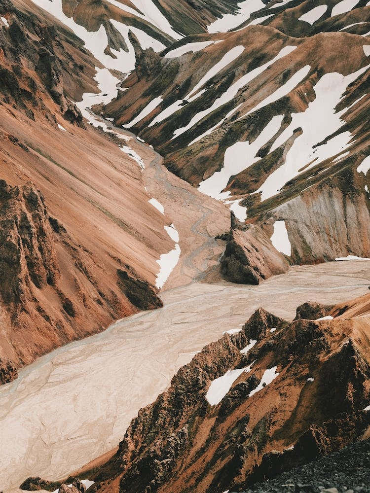 Snowy Mountain Range