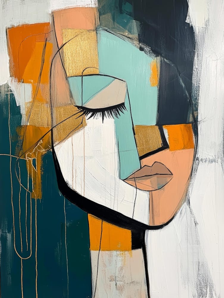 Abstract Of A Woman'S Face 32