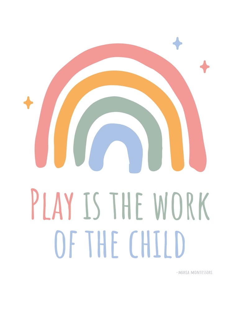 Rainbow Montessori Quote