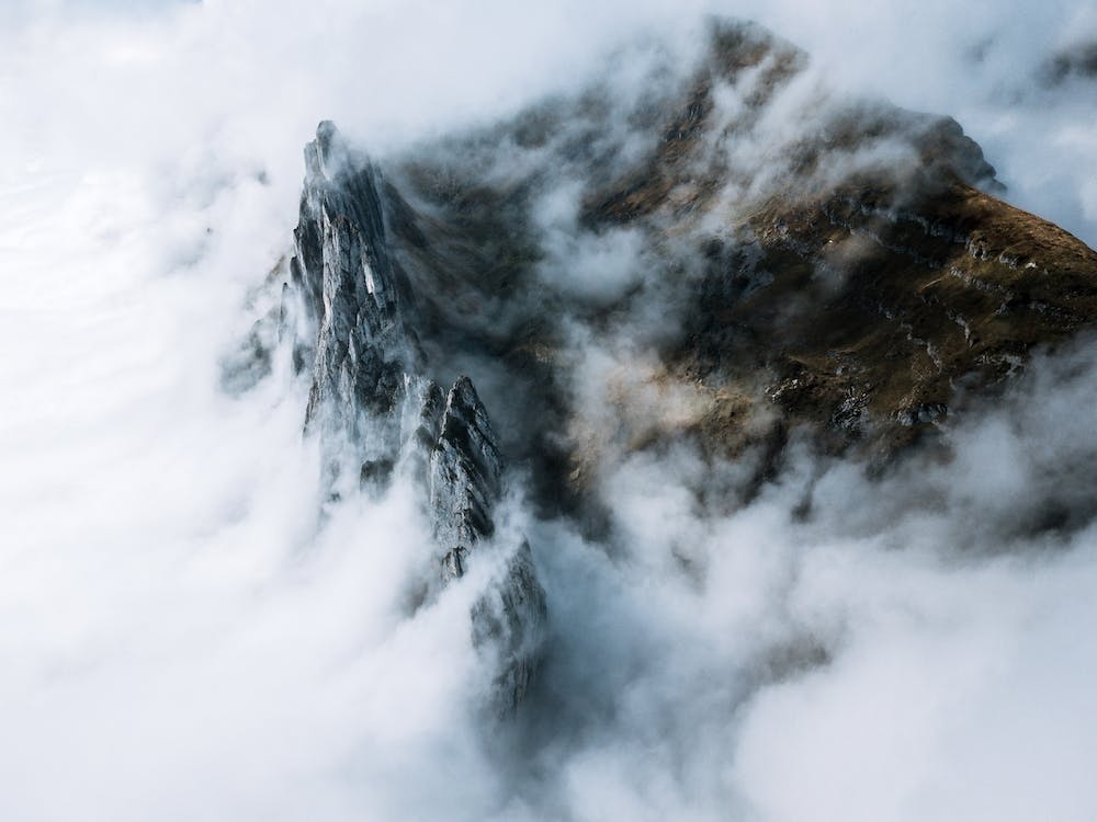 Mountain In A Sea Of Clouds