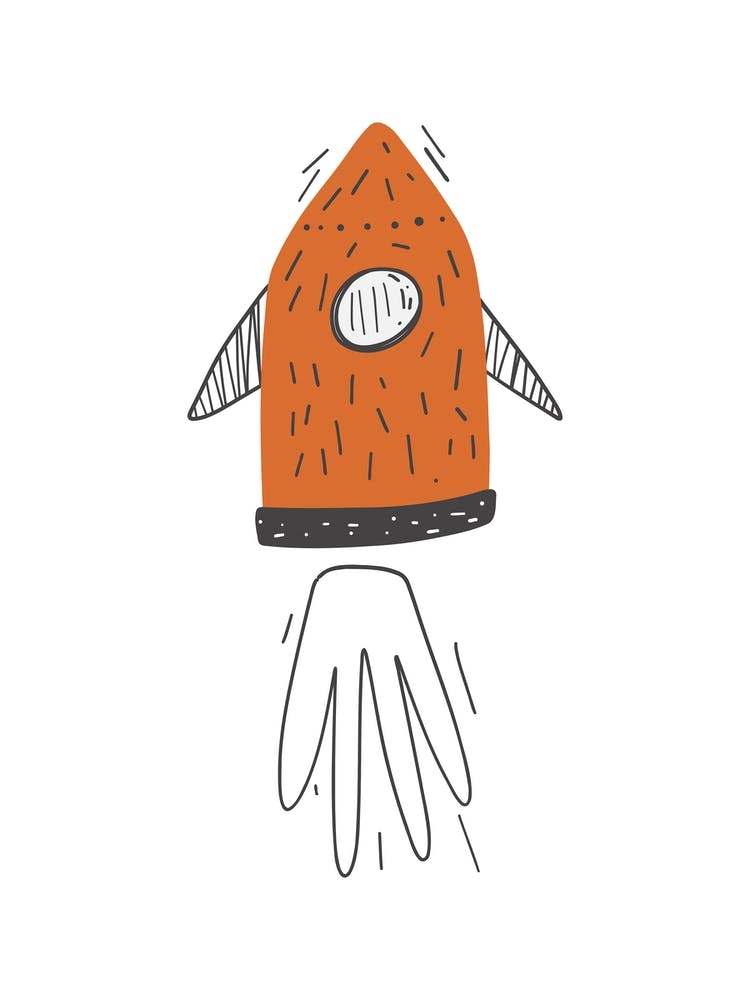 Rocket Ship Space Kids Room 3 1