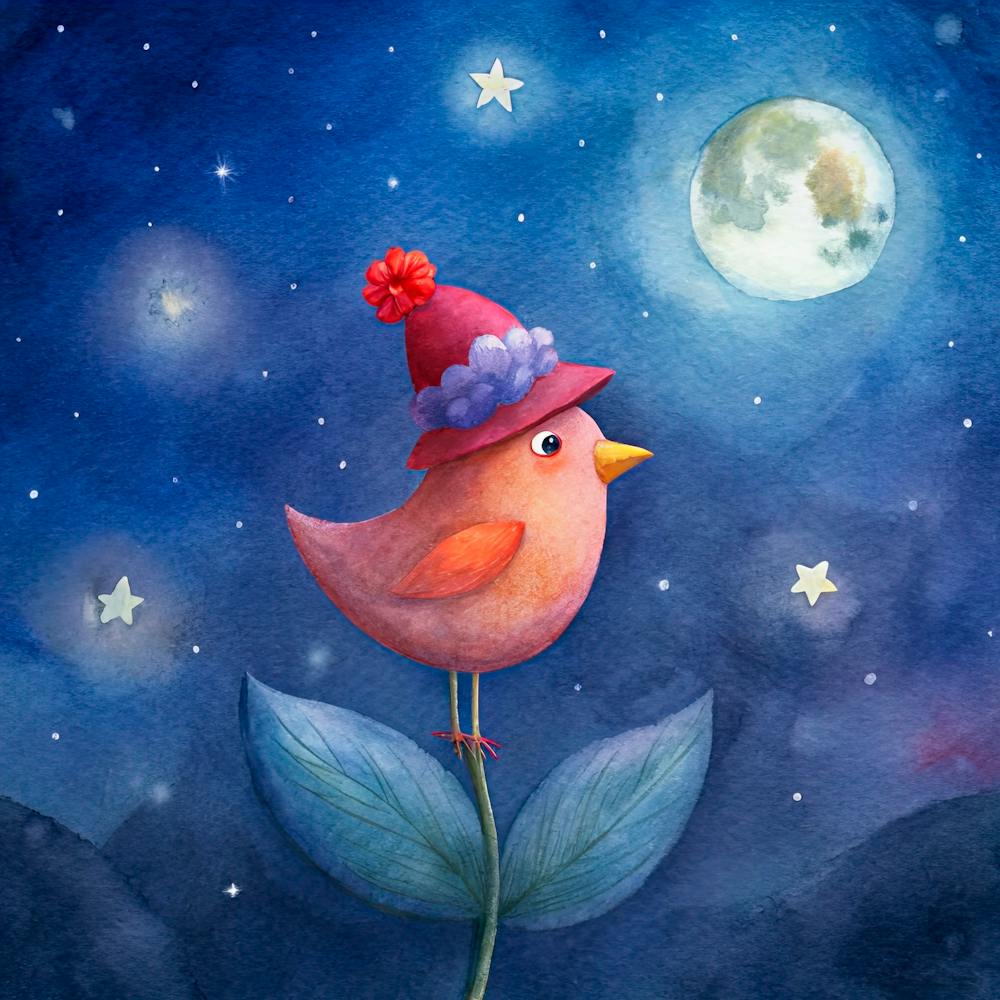 Little Bird In A Hat