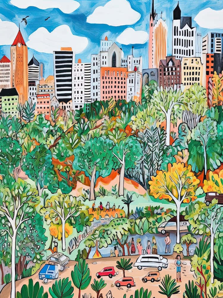 Pretoria, Dreamy Storybook Illustration 4