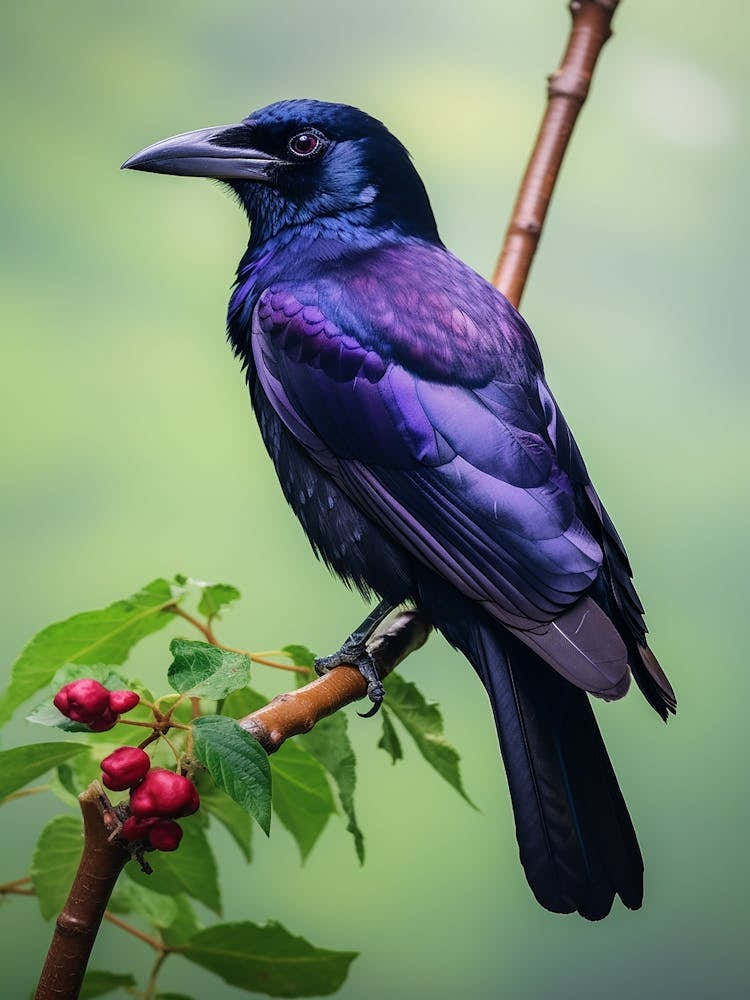 Fruitcrow Haven: Jungle Bird Wall Decor