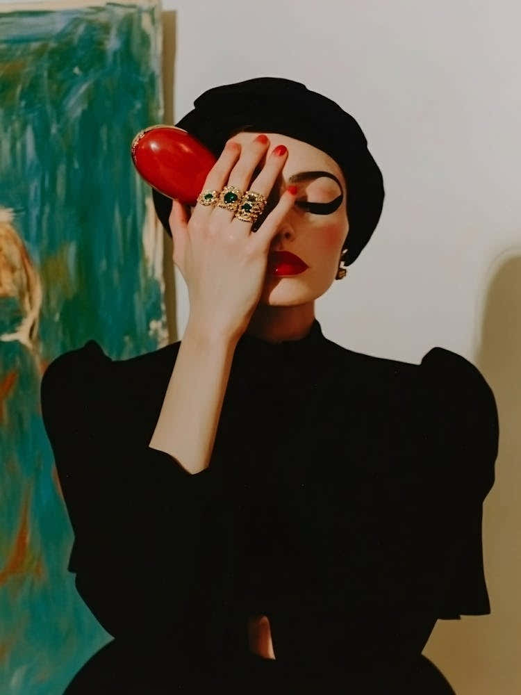 Woman Holding A Tomato