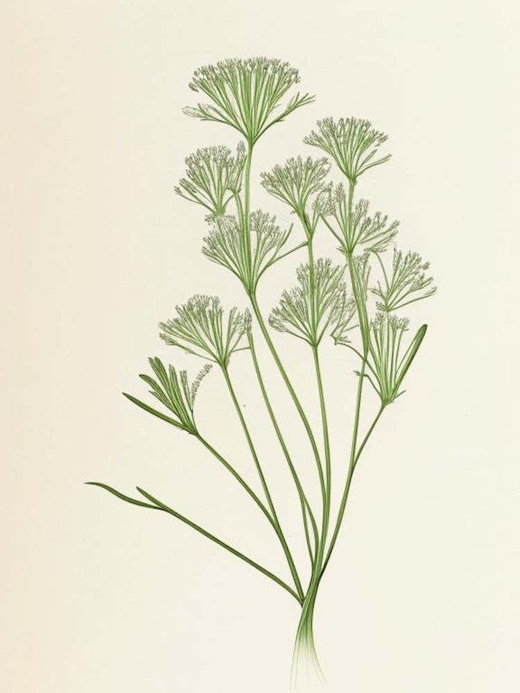 Caraway Herb Pencil Colour
