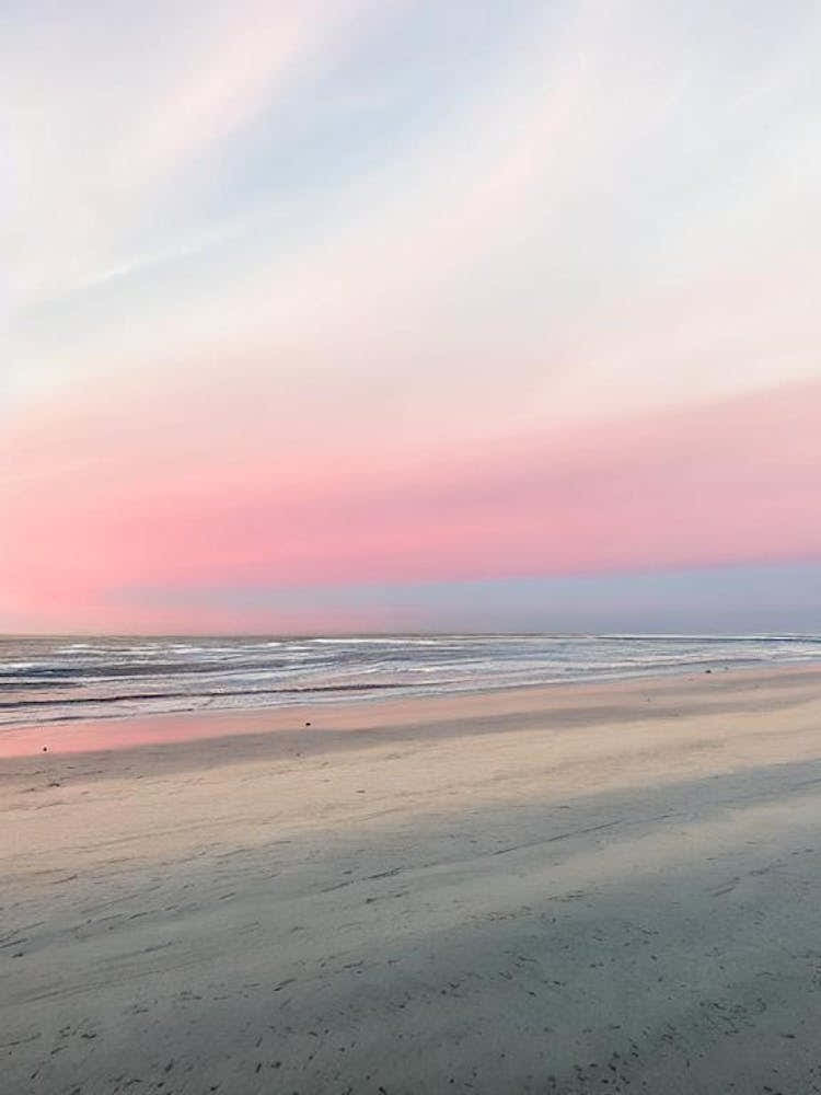 Camber Sands, East Sussex Pink Photography 1
