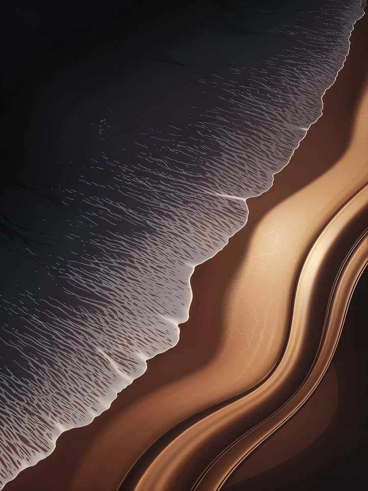 Abstract Wave - surreal coastline 5