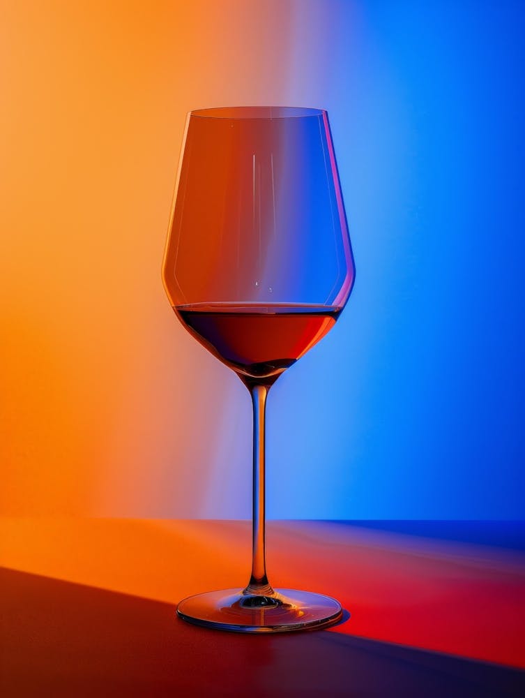Wine Glass On A Table