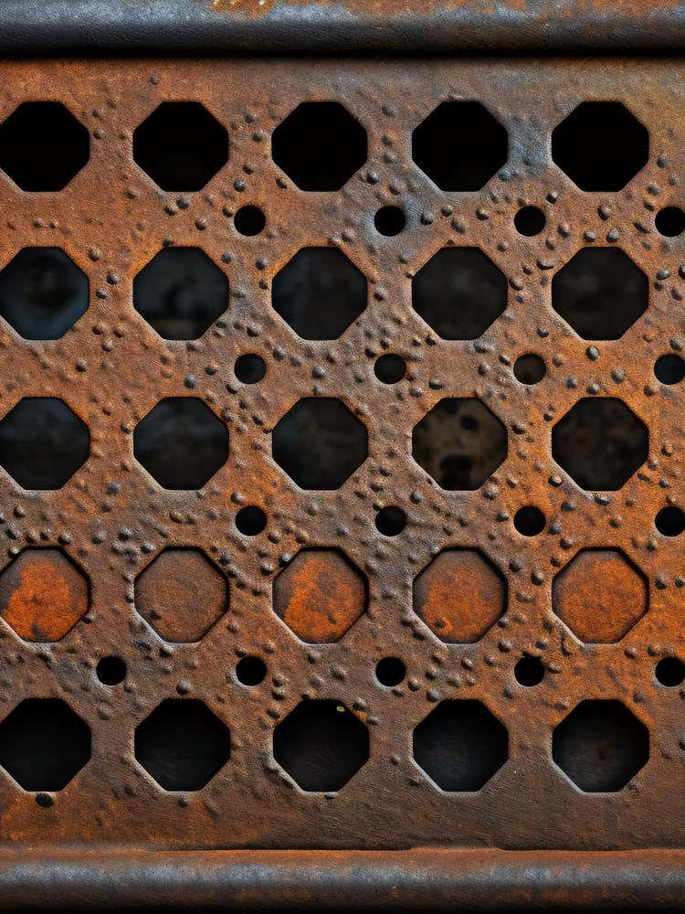 Rusty Metal Grates