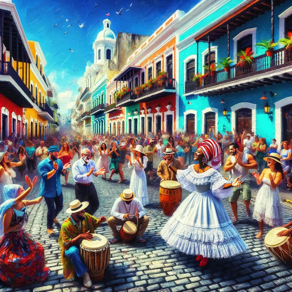 People In Old San Juan - Puerto Rico