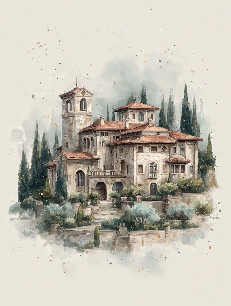 Aihrgdesign Isolated Watercolor Painting Of Italian Renaissan 7b62c865 A5ea 4661 B306 F2527da215e8 0