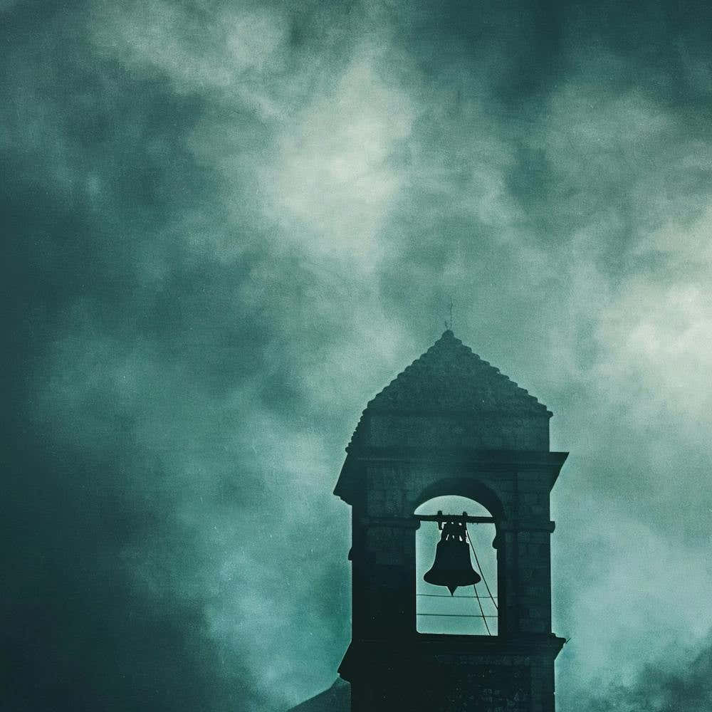 Bell Tower In The Fog