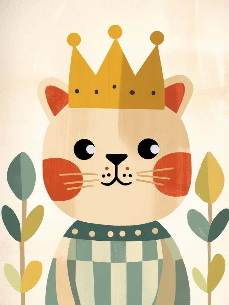 Little Cougar 3 Wearing A Crown