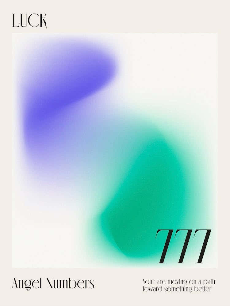 Luck Angel Numbers 777 Aura