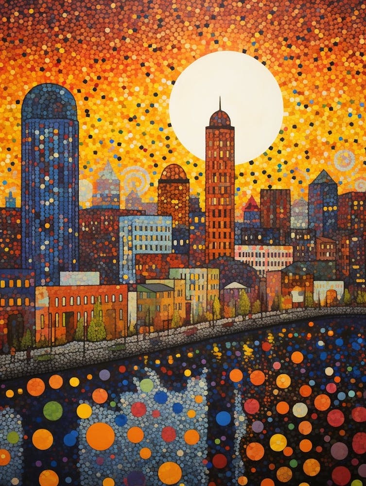 Spokane Washington Pixel Art 12