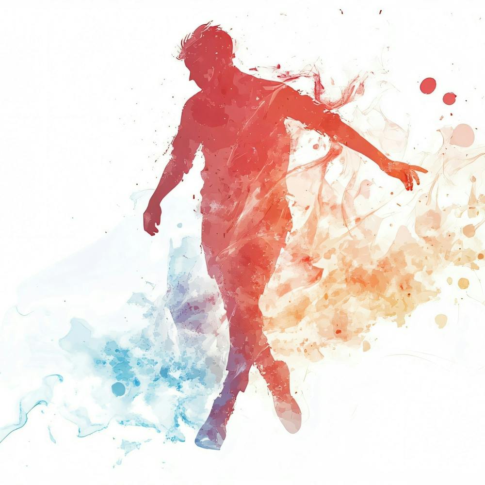 Soccer Player Silhouette