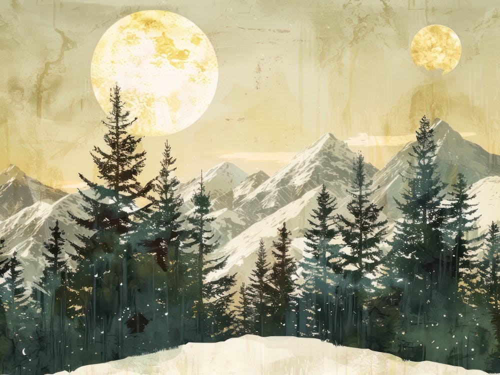 Landscape Forest Illustration 1