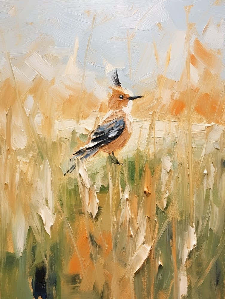 Bird Painting Hoopoe 1