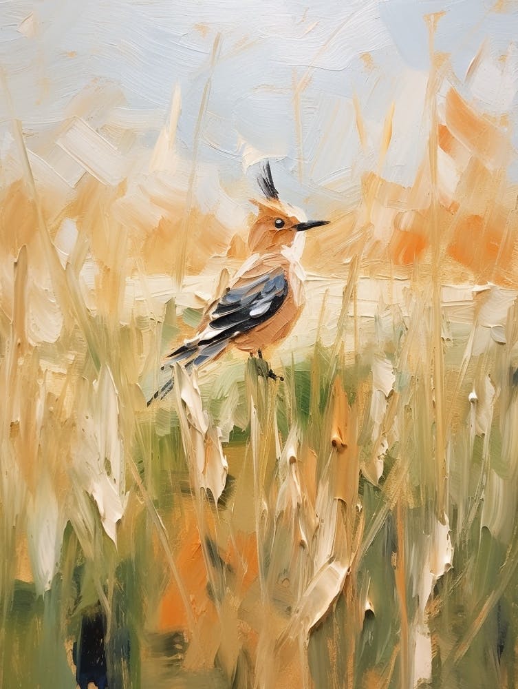 Bird Painting Hoopoe 1