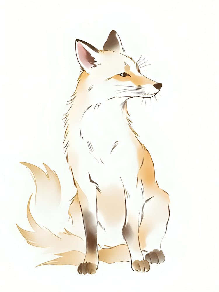 Fox Drawing