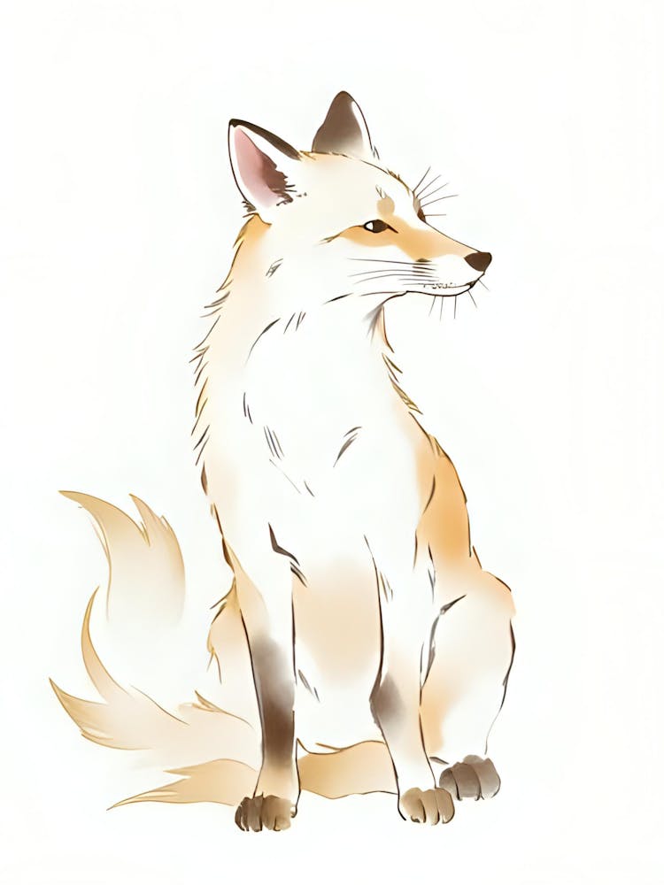 Fox Drawing