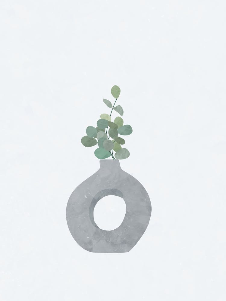 Eucalyptus Vase