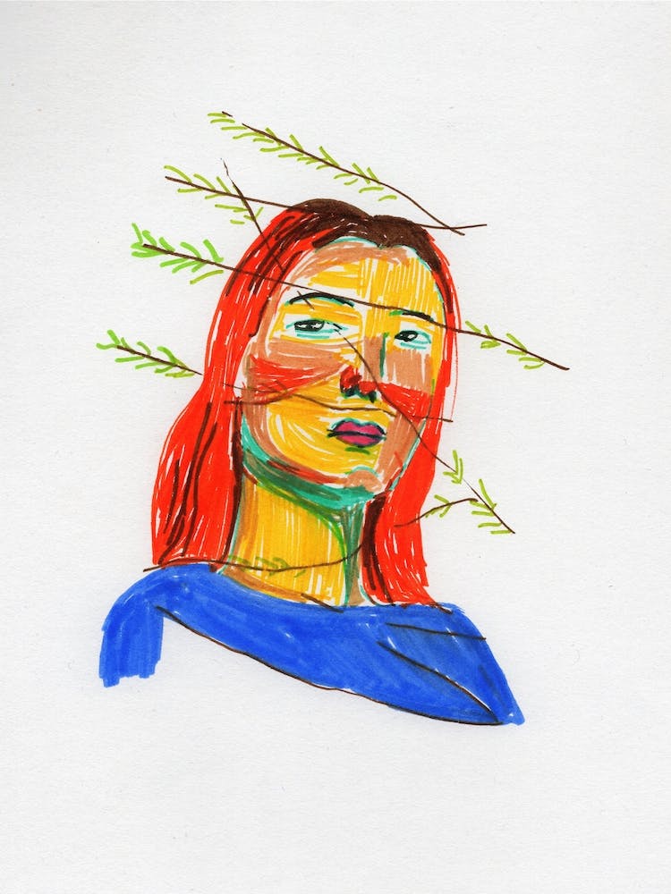 Graphic Portrait Female