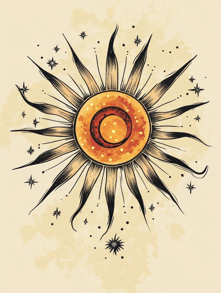 Sun — Stock Vector