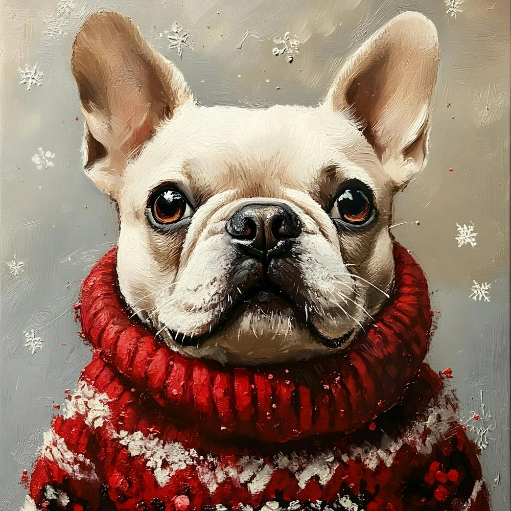 Christmas Frenchie 8