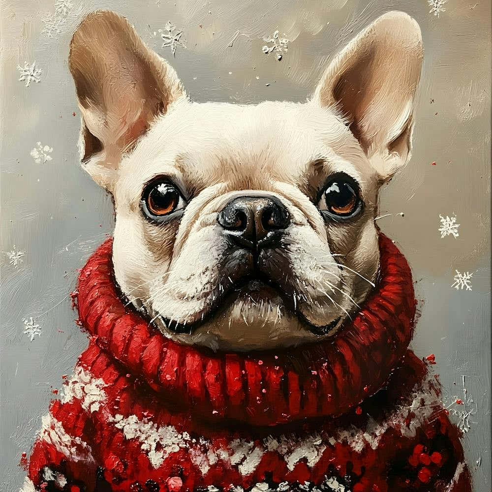 Christmas Frenchie 8