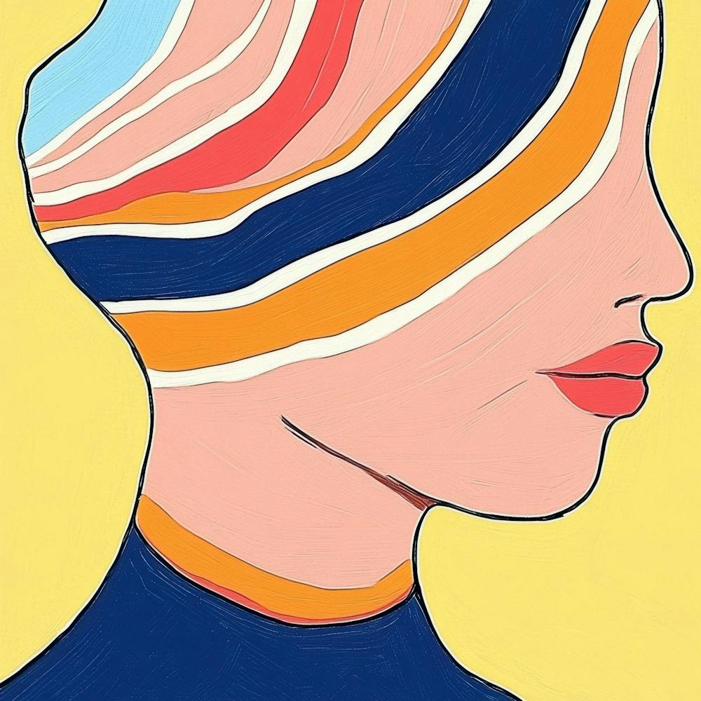 Abstract Portrait Of A Woman 159