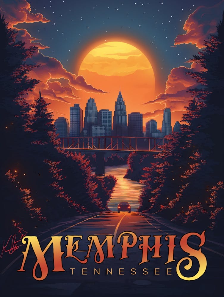 Memphis, Tennessee Vintage Travel