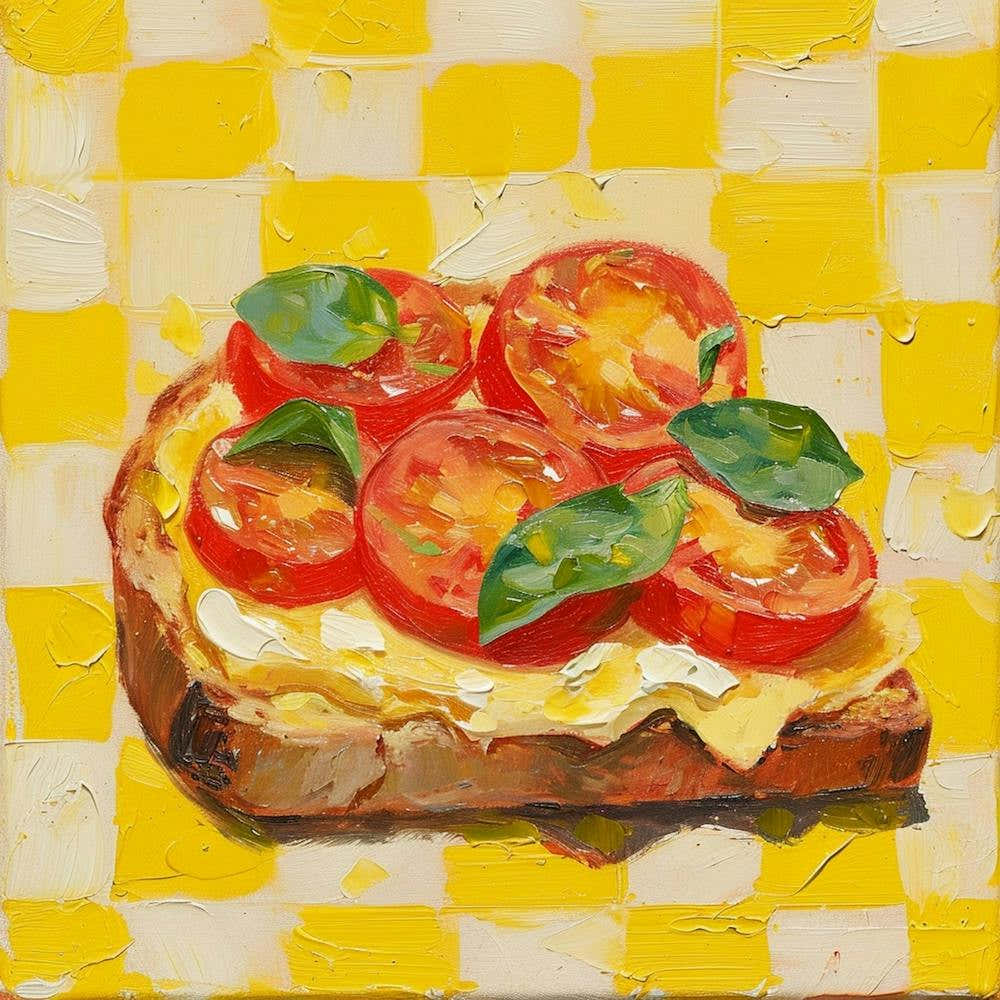 Bruscetta Yellow Checkerboard